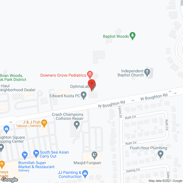 Home Health Care in google map