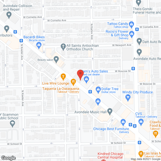 A One Home Health Inc in google map