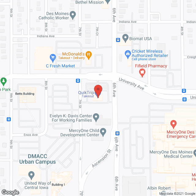 Mercy Home Respiratory Care in google map