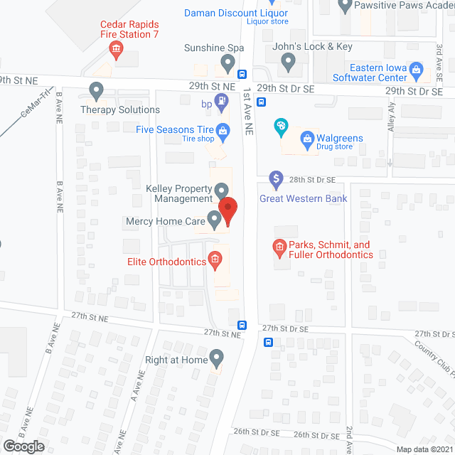 Mercy Home Health in google map