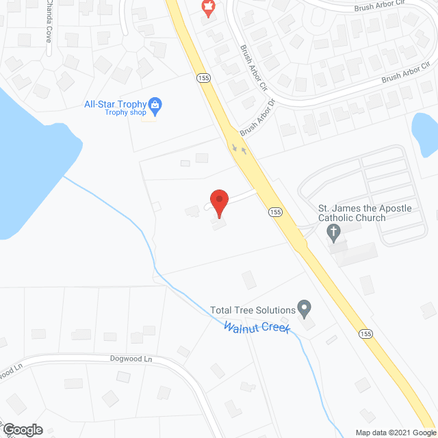 Walnut Creek Manor in google map
