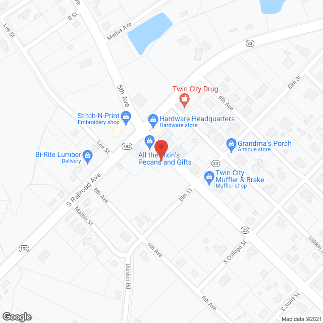 Emanuel County Transit in google map