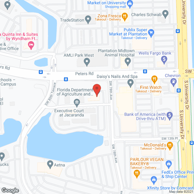HRC Home Health in google map