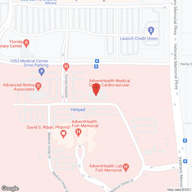 Florida Hospital Volusia Home in google map