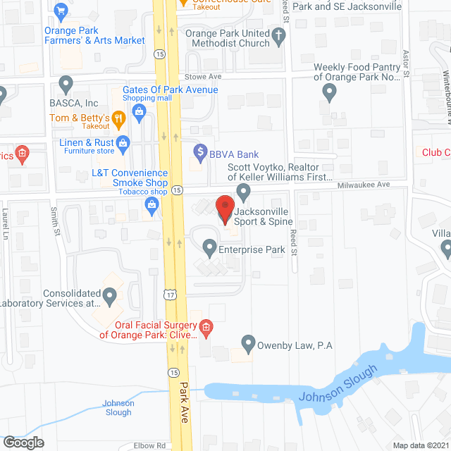 Florida First Care in google map