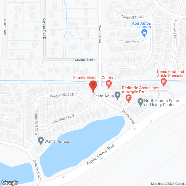 Florida Care Alliance in google map