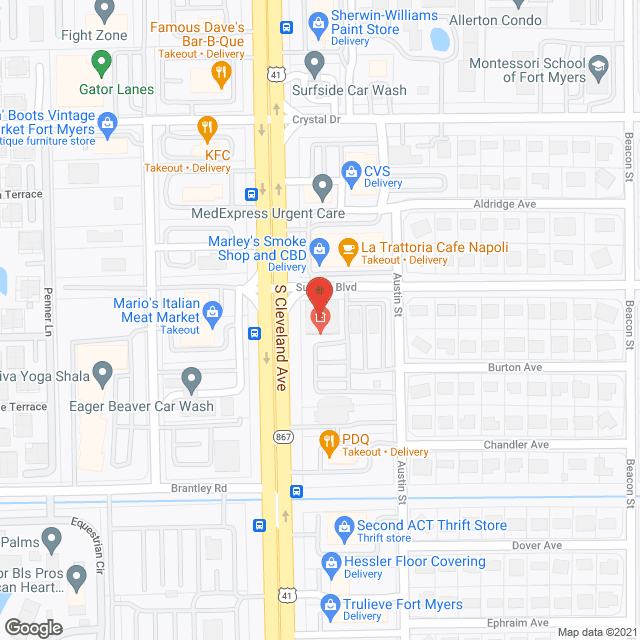 Comprehensive Home Care-Sw in google map