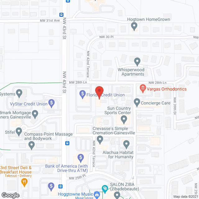 Comfort Keepers of Gainesville in google map