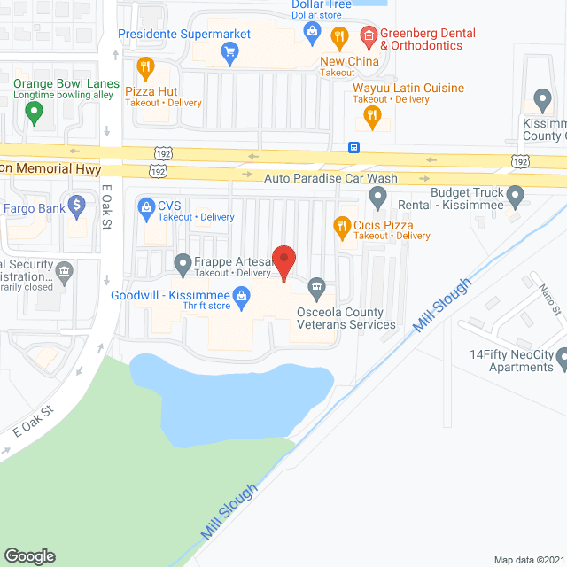 Home Care Options in google map
