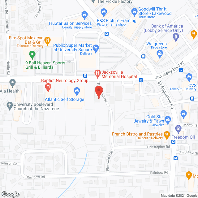 Arcadia Health Svc in google map