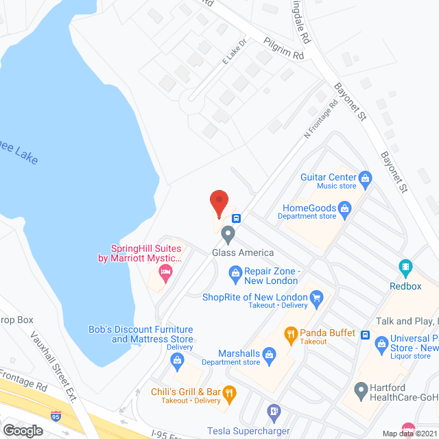 Visiting Nurse Association Waterford in google map