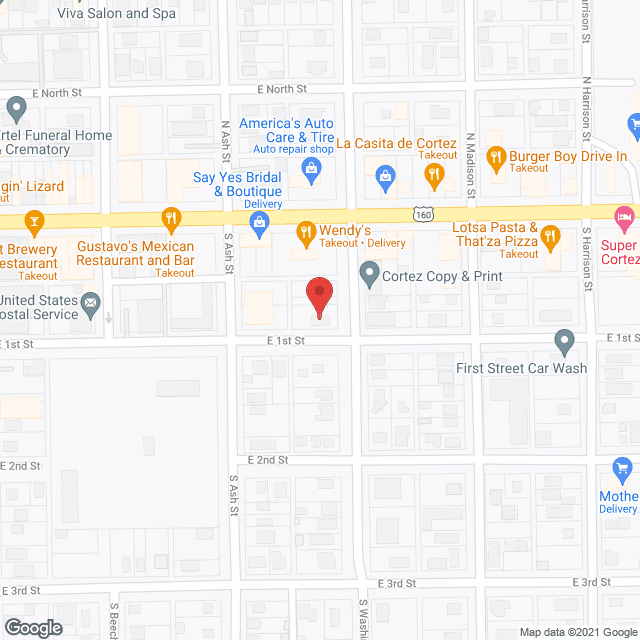 Pasco Southwest in google map
