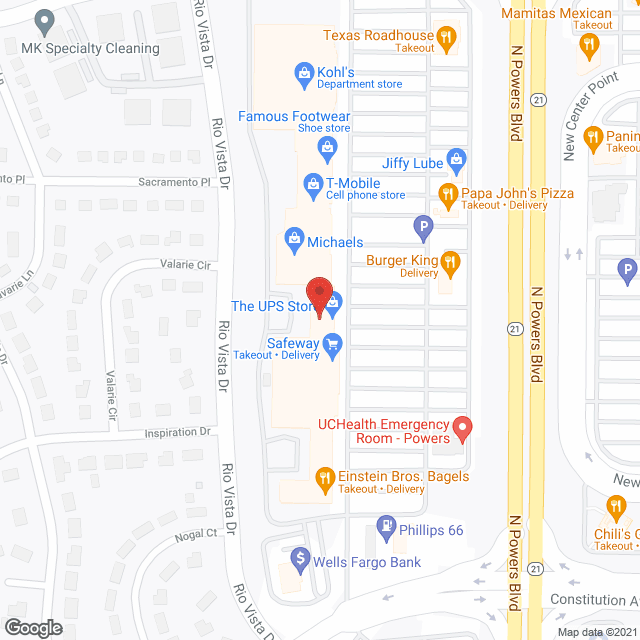 Academy Care in google map