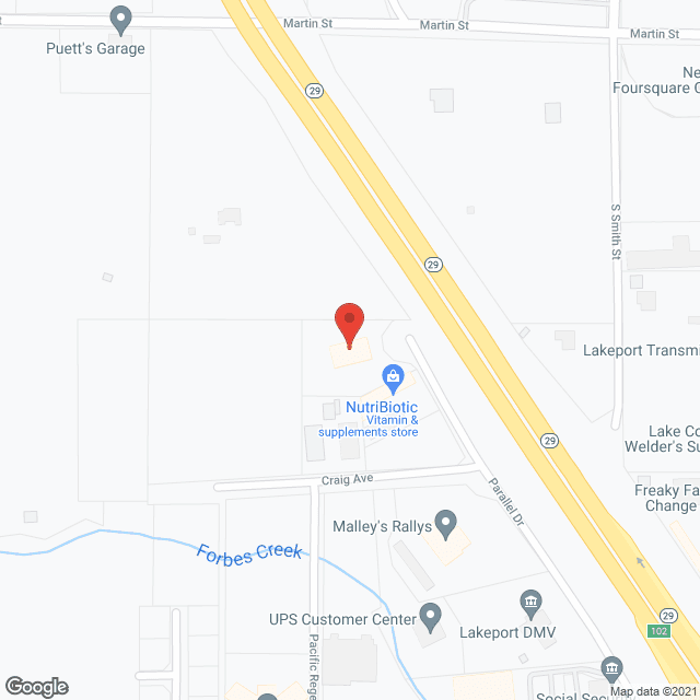 Sutter Lakeside Home Medical in google map