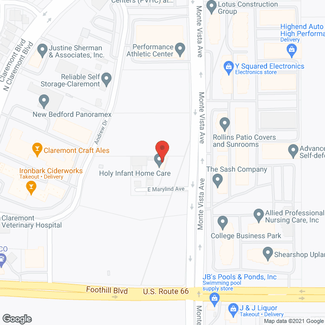 Personal Care Svc in google map