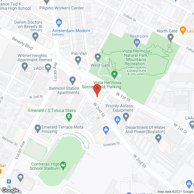 LA Family Home Health in google map