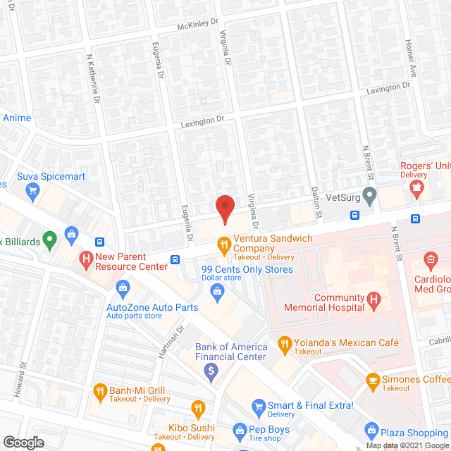 Kidney Center in google map