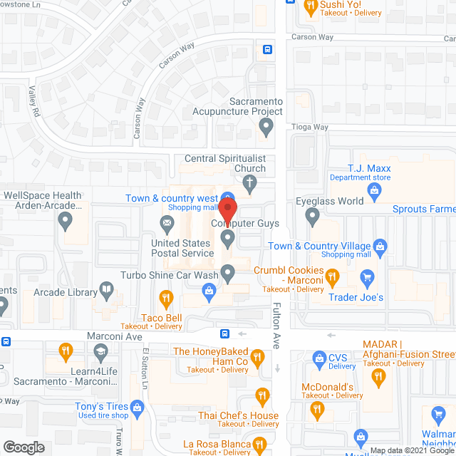 Interim Health Care in google map