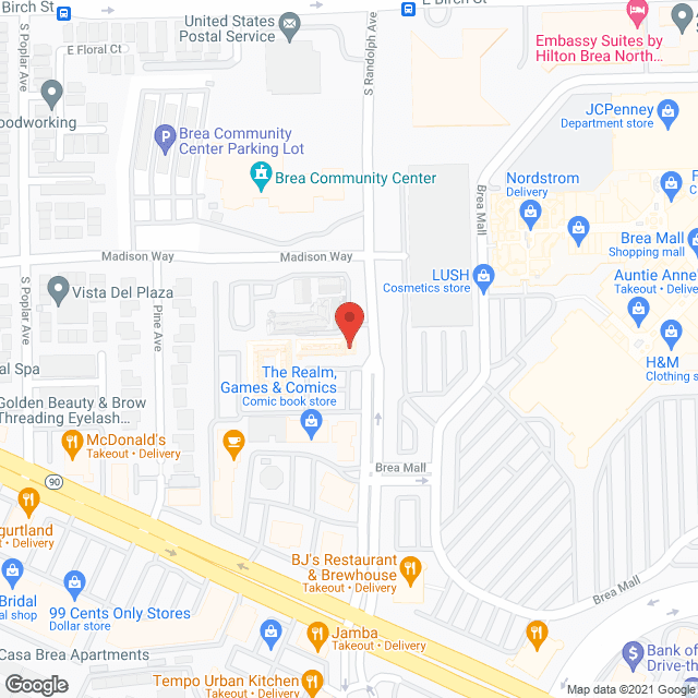 Community Home Care Support in google map