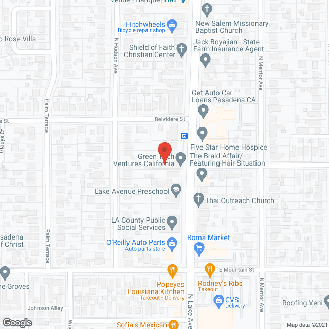 America's Best Hm Health Care in google map