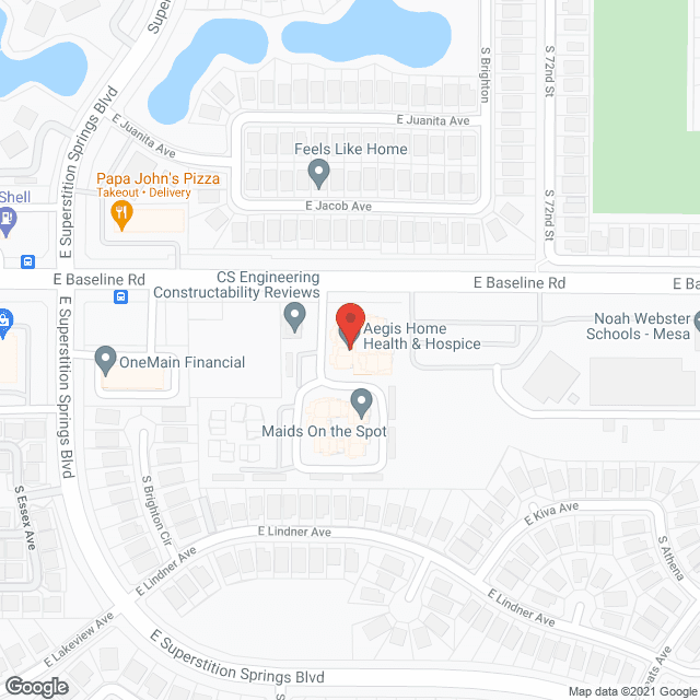 Sun Valley Home Care in google map