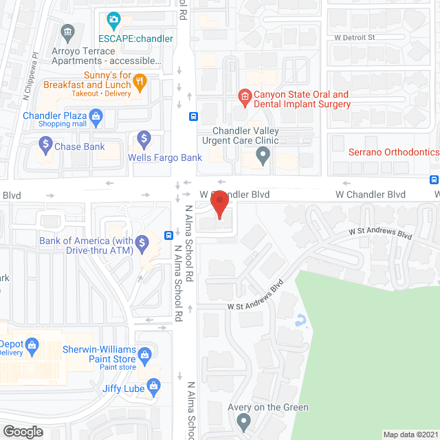 Comfort Keepers of Chandler in google map
