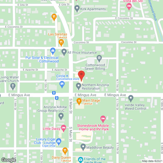 Caring Presence in google map