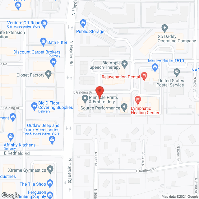 Accentcare - Scottsdale in google map