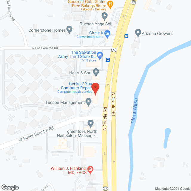 Accent Care in google map