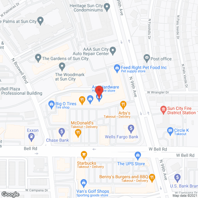 Accent Care - Sun City in google map