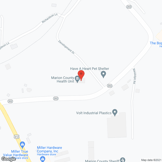 Marion County Home Health in google map