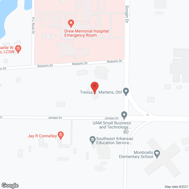 Drew County Home Health Unit in google map