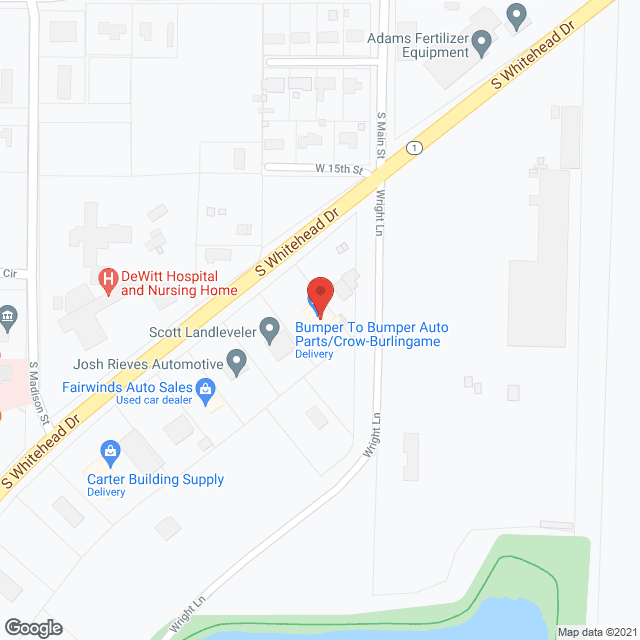 Dewitt City Hosp Home Health in google map