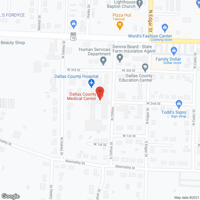 Dallas County Home Health Svc in google map
