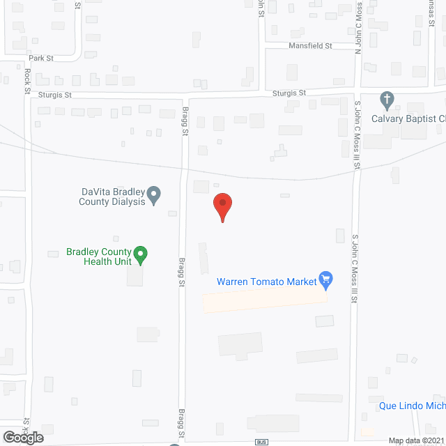 Bradley County Health Unit in google map