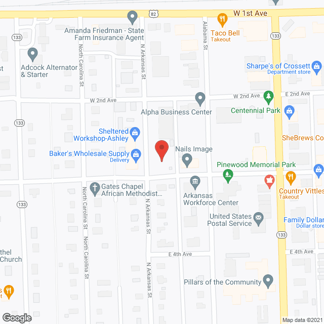 Area Agency On Aging Inc in google map