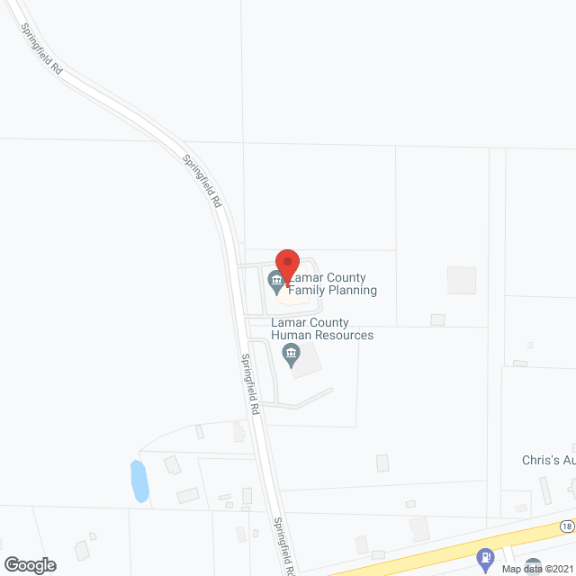 Lamar Fayette Co Home Health in google map