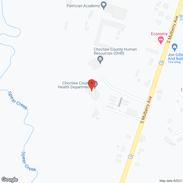 Choctaw County Home Health in google map