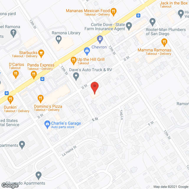 Ramona Manor in google map