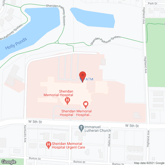Memorial Hospital Of Sheridan in google map