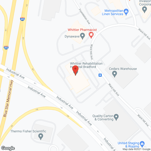 Whittier Rehabilitation Hosp in google map