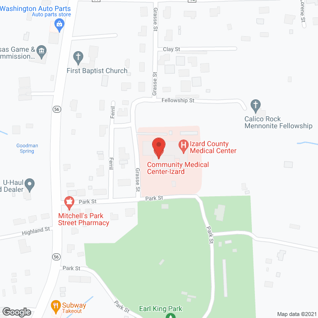 Medical Center Clinic in google map