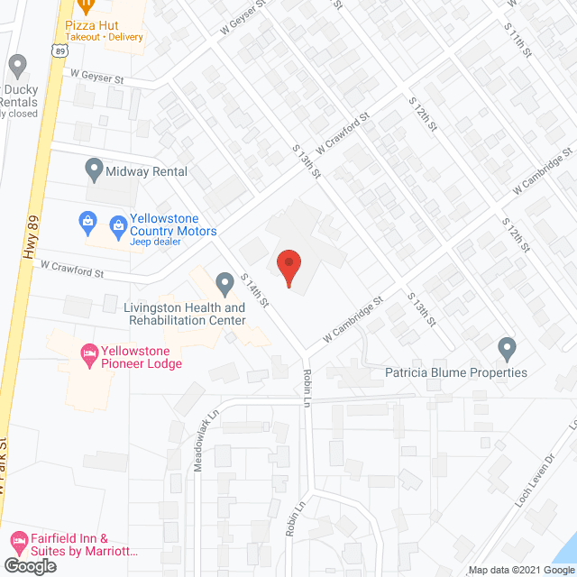 Livingston Memorial Hospital in google map