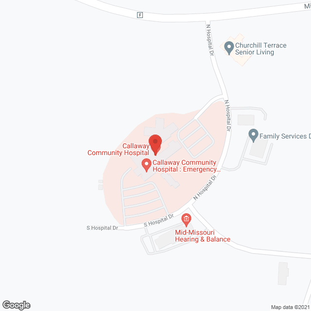 Callaway Community Hospital in google map