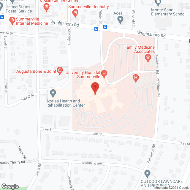 St Josephs Hospital in google map