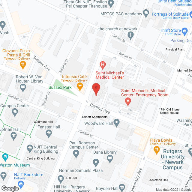 St Michael's Medical Ctr in google map