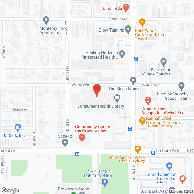Community Hospital in google map