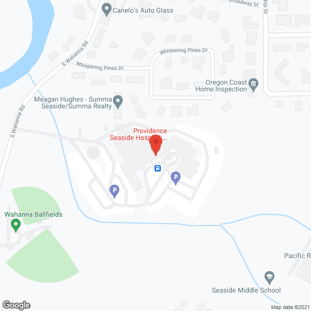 Providence Seaside Hospital in google map