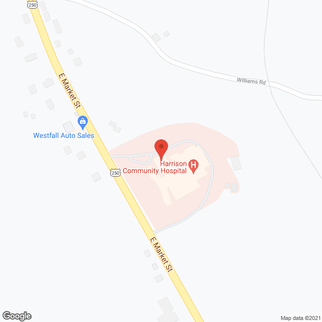 Harrison Community Hospital in google map