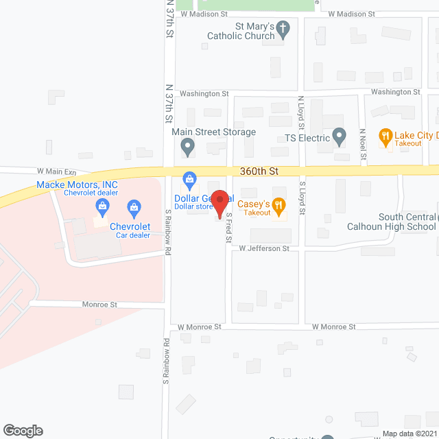 Stewart Memorial Hospital in google map